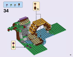 LEGO 41121 instructions page 45 – build guide