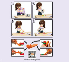 LEGO 41122 instructions page 2 – build guide