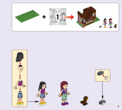 LEGO 41122 instructions page 3 – build guide