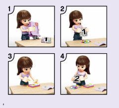 LEGO 41124 instructions page 2 – build guide