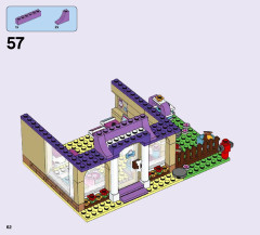 LEGO 41124 instructions page 62 – build guide
