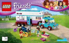 LEGO 41125 instructions page 1 – build guide