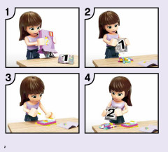 LEGO 41132 instructions page 2 – build guide