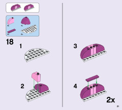 LEGO 41132 instructions page 21 – build guide