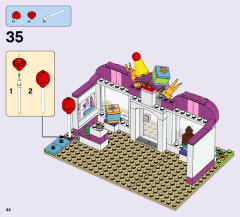 LEGO 41132 instructions page 44 – build guide