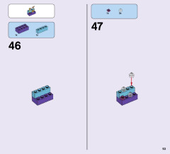 LEGO 41132 instructions page 53 – build guide