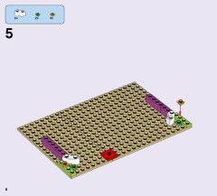 LEGO 41132 instructions page 8 – build guide