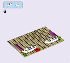 LEGO 41132 instructions page 9 – build guide