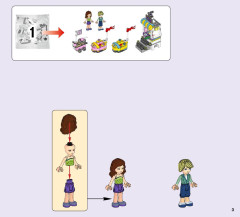 LEGO 41133 instructions page 3 – build guide