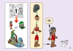 LEGO 41149 instructions page 3 – build guide