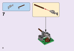 LEGO 41149 instructions page 8 – build guide
