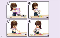 LEGO 41150 instructions page 2 – build guide