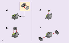 LEGO 41150 instructions page 70 – build guide