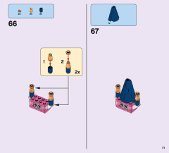 LEGO 41152 instructions page 71 – build guide