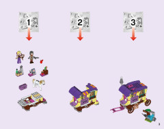 LEGO 41157 instructions page 3 – build guide