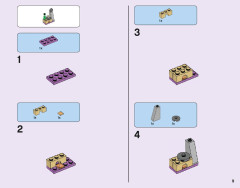 LEGO 41157 instructions page 9 – build guide