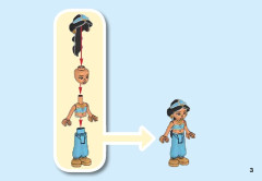 LEGO 41158 instructions page 3 – build guide