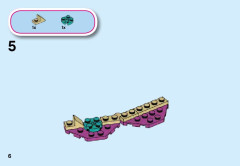 LEGO 41158 instructions page 6 – build guide