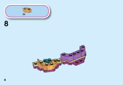 LEGO 41158 instructions page 8 – build guide