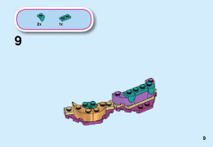 LEGO 41158 instructions page 9 – build guide