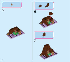 LEGO 41164 instructions page 8 – build guide