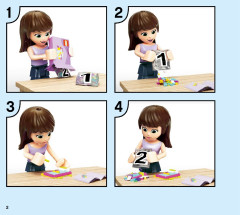 LEGO 41167 instructions page 2 – build guide