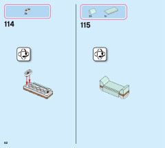 LEGO 41167 instructions page 62 – build guide