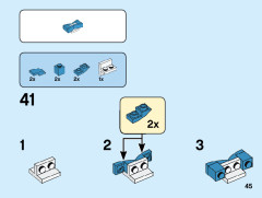LEGO 41169 instructions page 45 – build guide