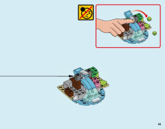 LEGO 41172 instructions page 43 – build guide