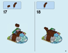 LEGO 41172 instructions page 45 – build guide