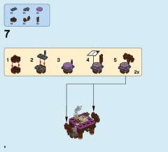 LEGO 41174 instructions page 8 – build guide