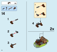 LEGO 41176 instructions page 10 – build guide