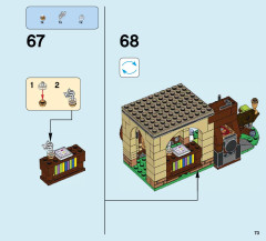 LEGO 41176 instructions page 73 – build guide