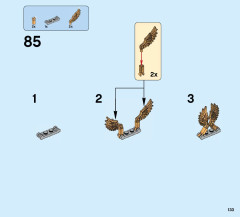 LEGO 41178 instructions page 133 – build guide