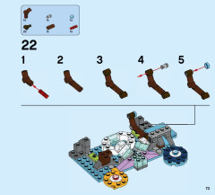LEGO 41178 instructions page 73 – build guide