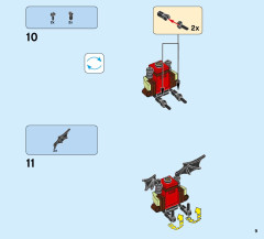 LEGO 41184 instructions page 9 – build guide