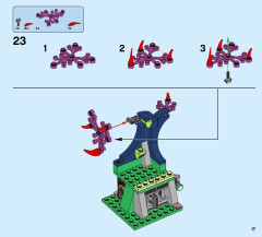 LEGO 41185 instructions page 17 – build guide