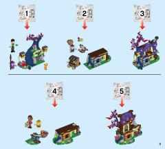 LEGO 41185 instructions page 3 – build guide