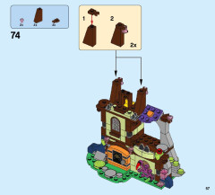 LEGO 41185 instructions page 57 – build guide