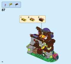 LEGO 41185 instructions page 70 – build guide