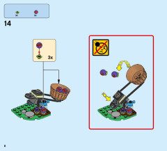 LEGO 41185 instructions page 8 – build guide