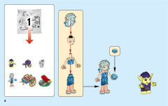 LEGO 41187 instructions page 4 – build guide