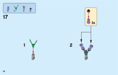 LEGO 41191 instructions page 14 – build guide