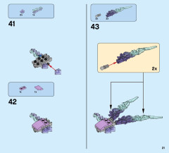 LEGO 41193 instructions page 21 – build guide