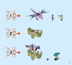 LEGO 41193 instructions page 3 – build guide