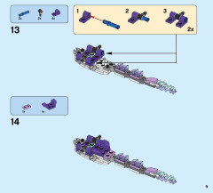 LEGO 41193 instructions page 9 – build guide