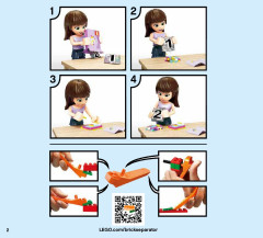 LEGO 41195 instructions page 2 – build guide