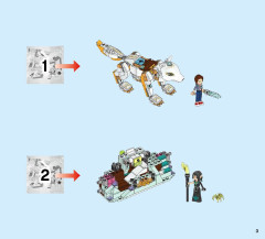 LEGO 41195 instructions page 3 – build guide