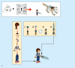 LEGO 41195 instructions page 4 – build guide