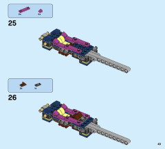 LEGO 41195 instructions page 43 – build guide